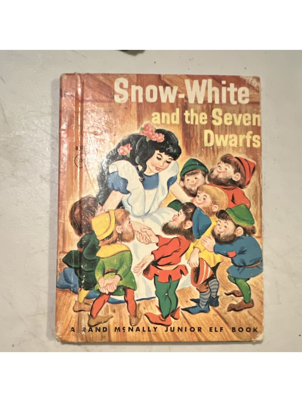 Antique Vintage 1959 Snow White Dwarfs Rand McNally Hardcover mini book